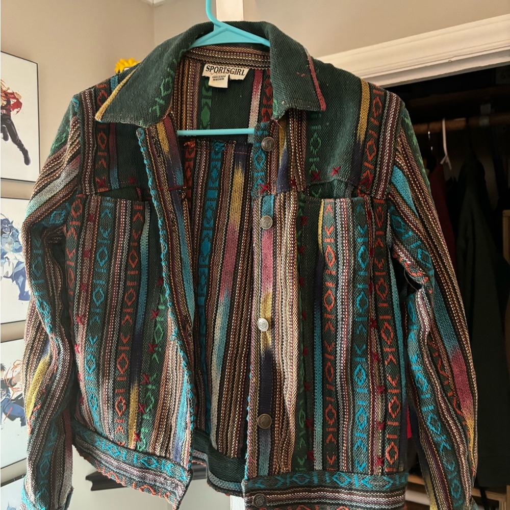 Colorful Striped Jacket